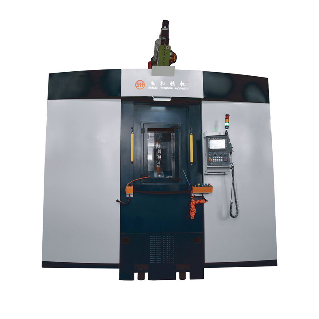 Eleven axis water wheel type three-direction se...