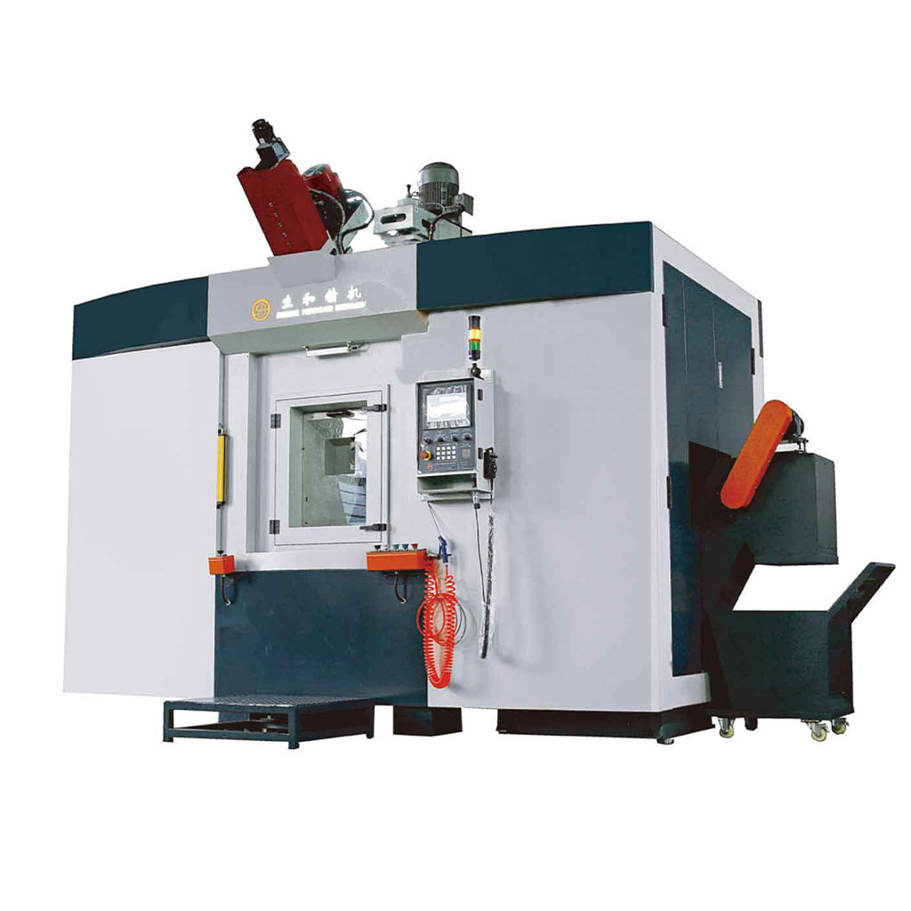 Special machine for nine-axis waterwheel type t...