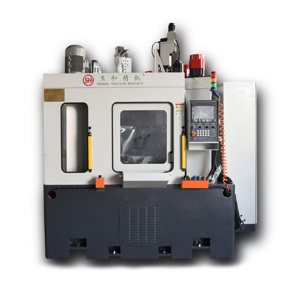 Vertical six-axis rotary disc servo boring tapp...